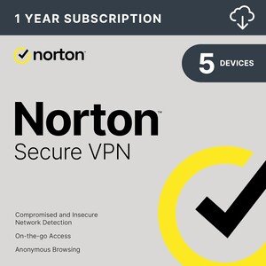 Norton Secure VPN 2024 for up to 5 Devices (Download) - Global